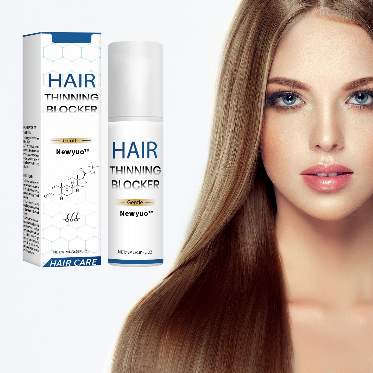 Newyuo™ hair cream 18ml - Instant density effect