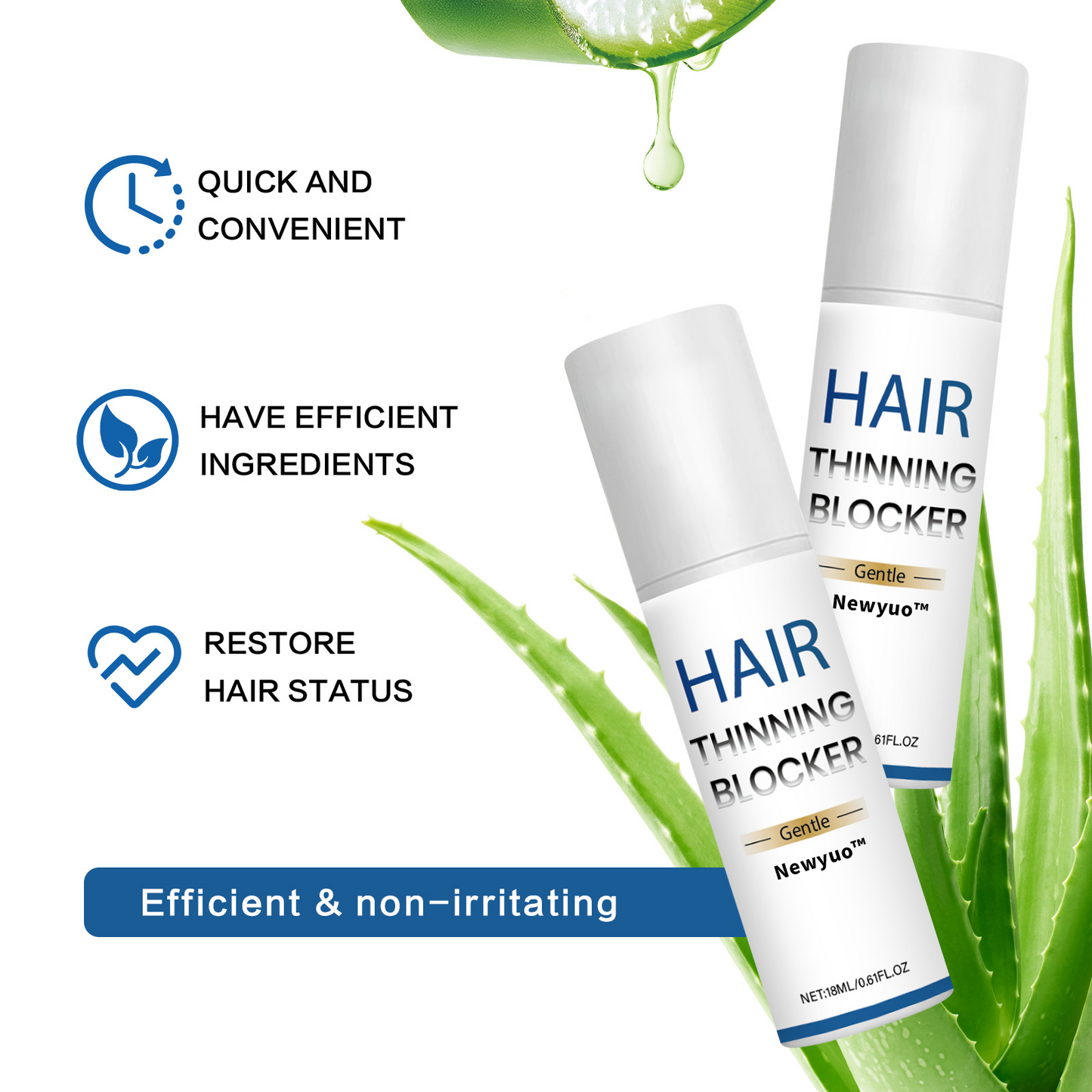 Newyuo™ hair cream 18ml - Instant density effect