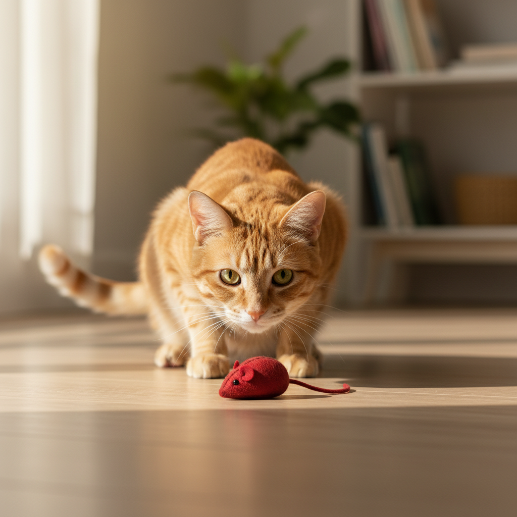 使用图 - 虎斑猫猎食