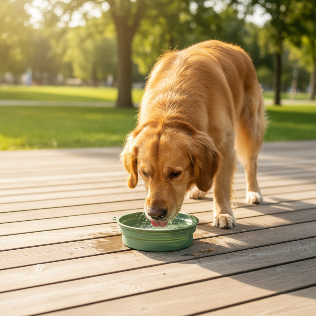 使用图 - 金毛犬户外